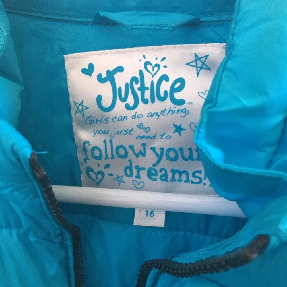 FINAL MARKDOWN Girls justice lightweight parka 16